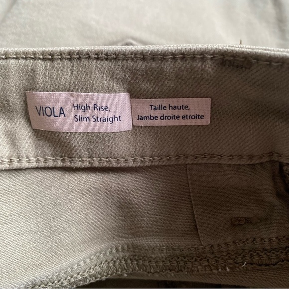 Mavi Women's Viola High-Rise Straight Leg Jeans In Olivine La Vintage raw hem - Picture 8 of 10